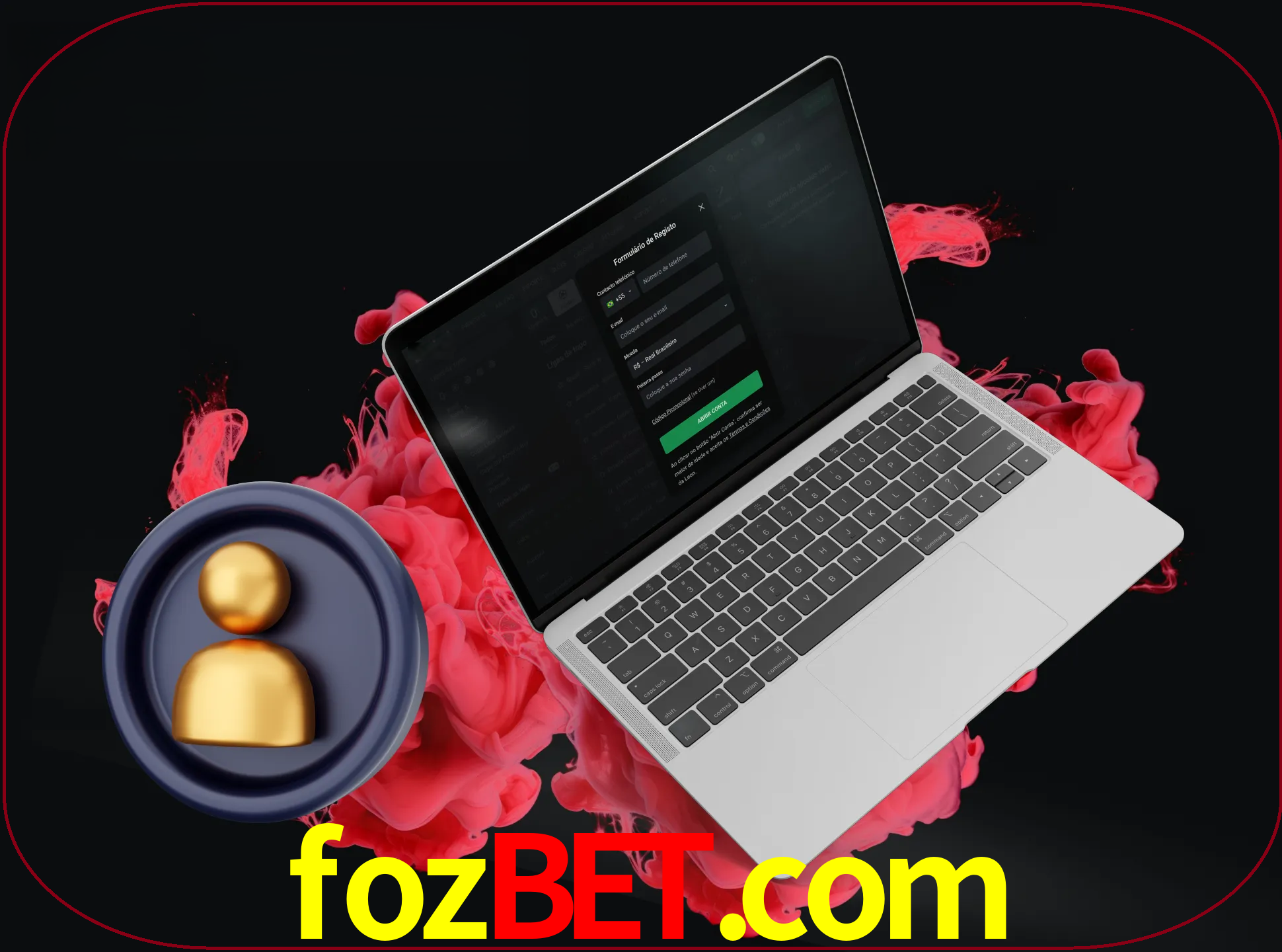 No cabeçalho do site FOZBET COM, clique no botão que o levará a um formulário especial onde terá de introduzir as suas informações actuais.